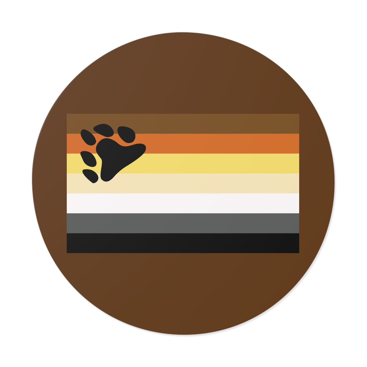 Bear Pride Flag 1995 Pride Flag Vinyl Sticker