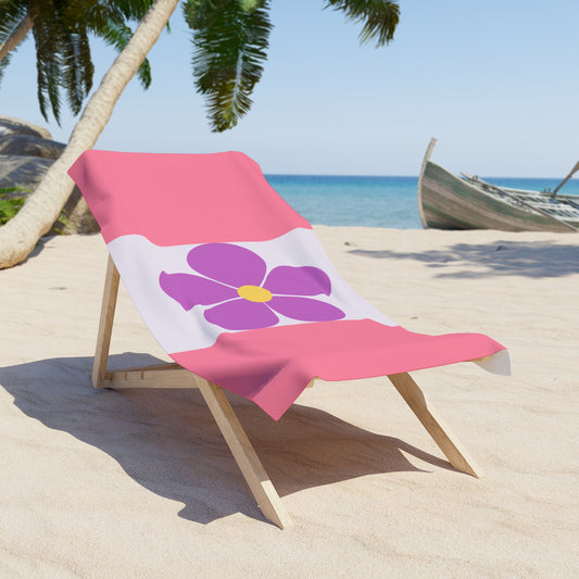 Sapphic Pride Flag Beach Towel - vertical stripe deco