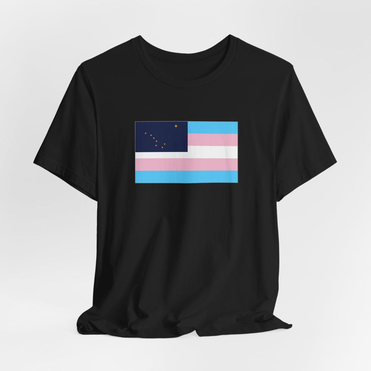 Alaska Transgender Pride Flag T-shirt, Several Color Options