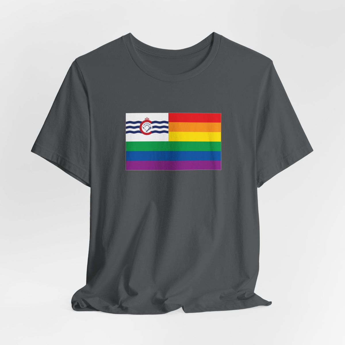 Cincinnati, Ohio Rainbow Pride Flag T-shirt, Several Color Options