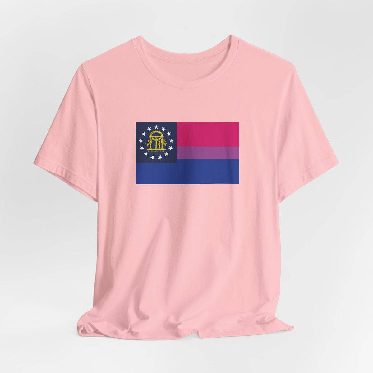 Georgia Bisexual Pride Flag T-shirt, Several Color Options