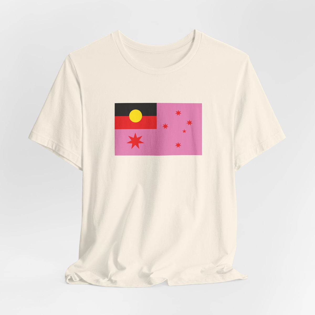Australia Aboriginal Pink Pride Flag T-shirt, Several Color Options