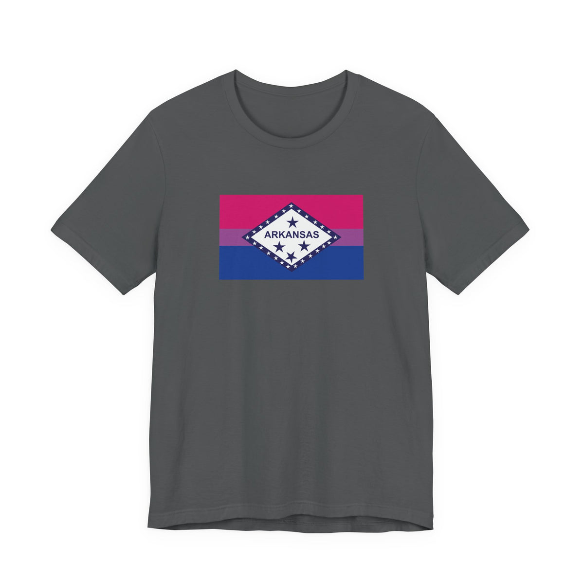 Arkansas Bisexual Pride Flag T-shirt, Several Color Options