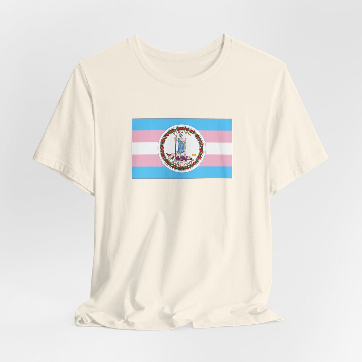 Virginia Transgender Pride Flag T-shirt, Several Color Options