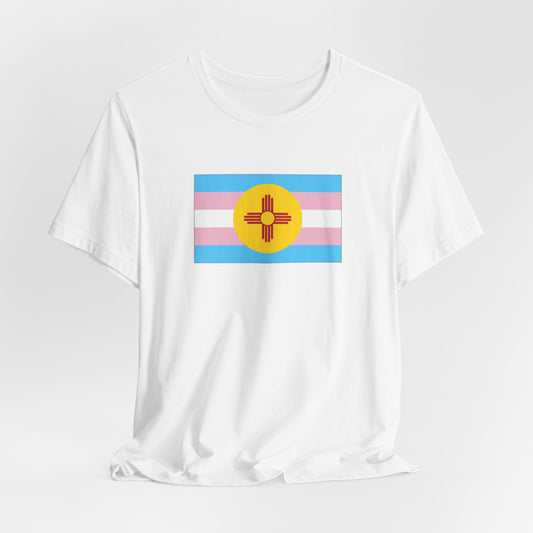 New Mexico Transgender Pride Flag T-shirt, Several Color Options