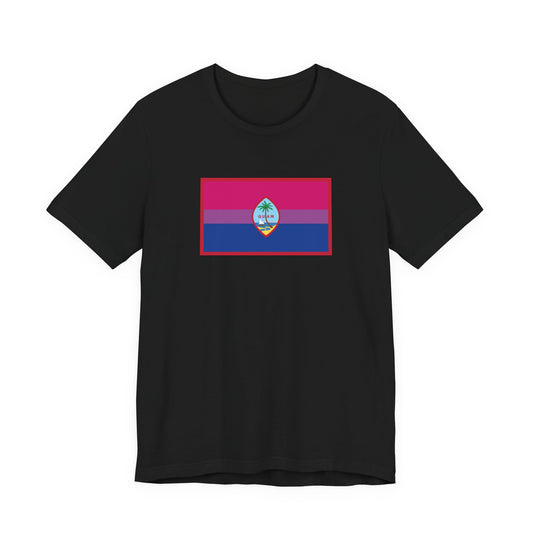 Guam Bisexual Pride Flag T-shirt, Several Color Options