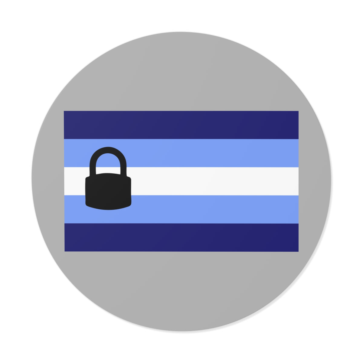 Chastity Pride/TeamLocked Pride Flag Vinyl Sticker