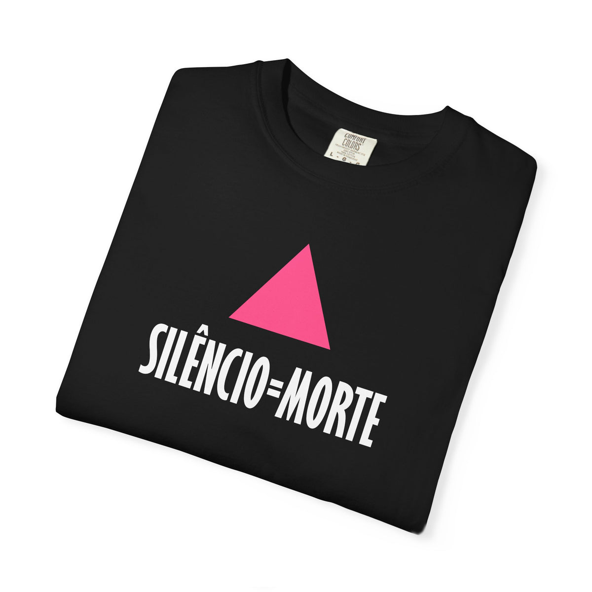 SILENCE = DEATH (Portuguese) Iconic Graphic Tee, Black