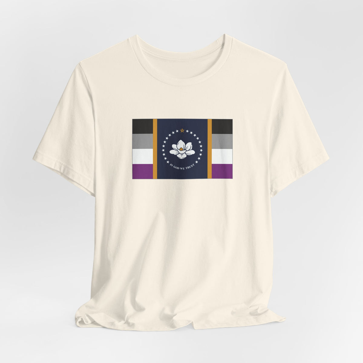 Mississippi Asexual Pride Flag T-shirt, Several Color Options