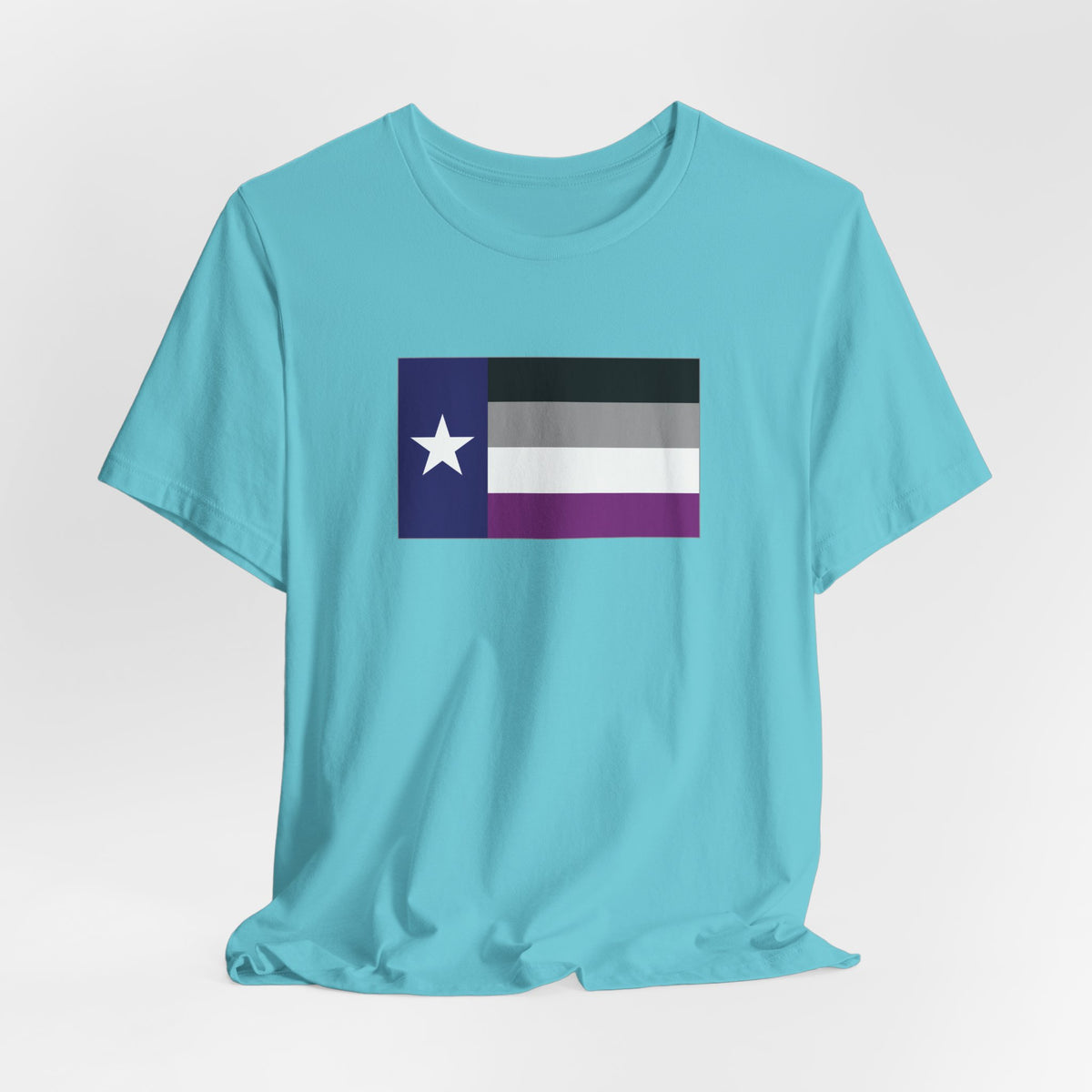 Texas Asexual Pride Flag T-shirt, Several Color Options