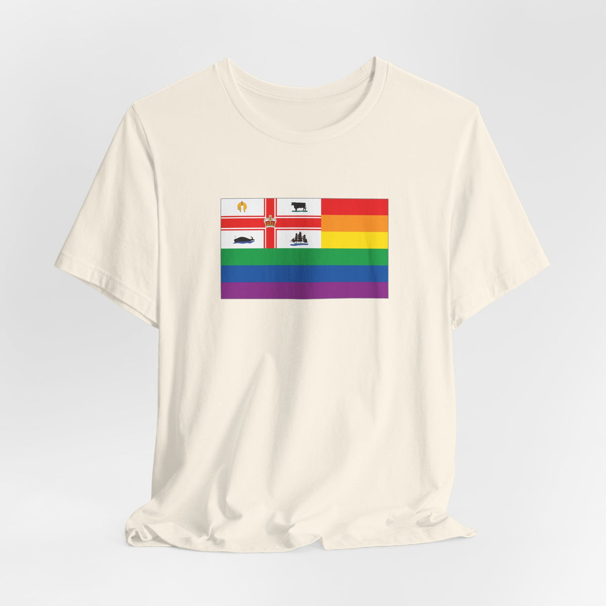 Melbourne, Australia Rainbow Pride Flag T-shirt, Several Color Options