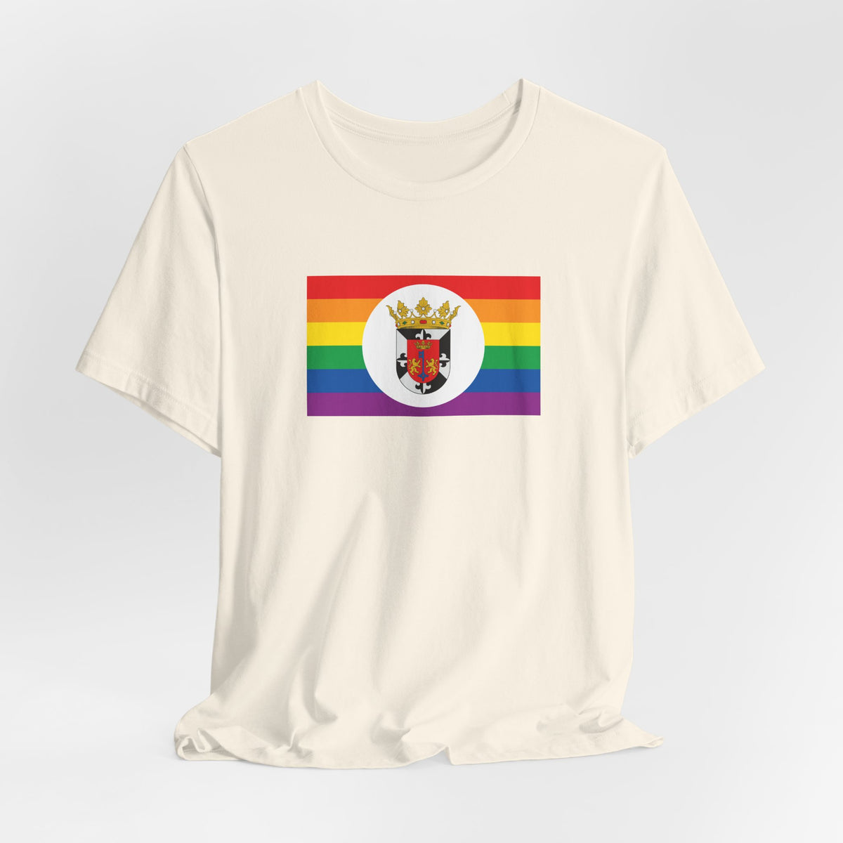Santo Domingo, Dominican Republic Rainbow Pride Flag T-shirt, Several Color Options