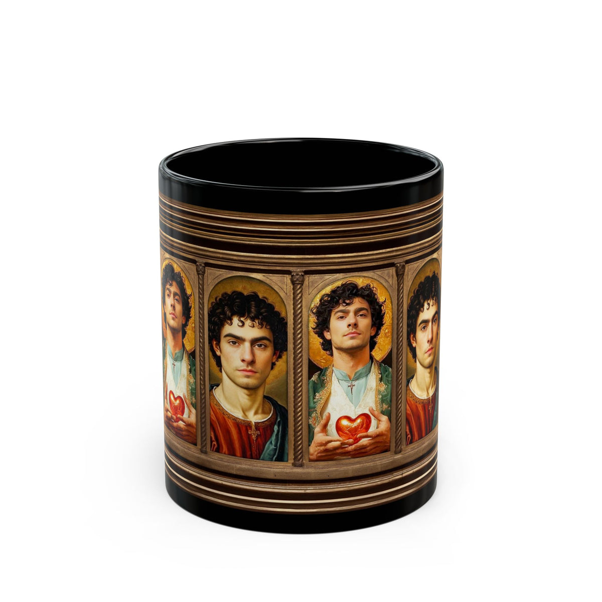 The Passion of Our Patron Saint of the Denied, St. Luigi Black Mug
