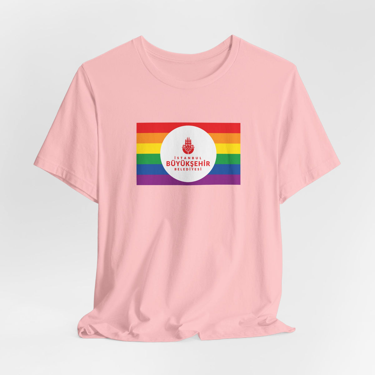 Istanbul, Turkey Rainbow Pride Flag T-shirt, Several Color Options