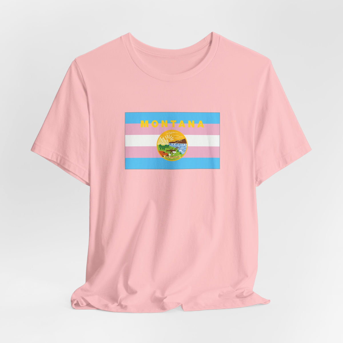 Montana Transgender Pride Flag T-shirt, Several Color Options