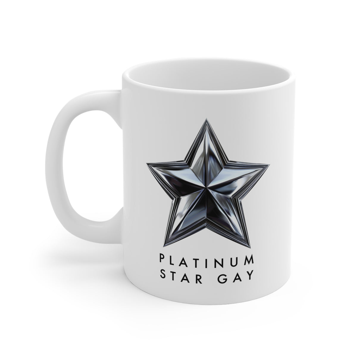 Platinum Star Gay Mug
