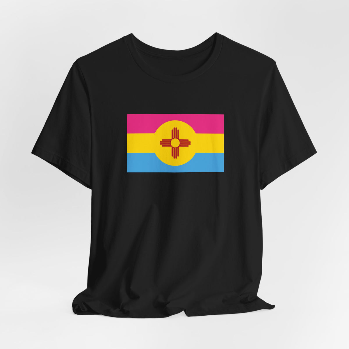 New Mexico Pansexual Pride Flag T-shirt, Several Color Options
