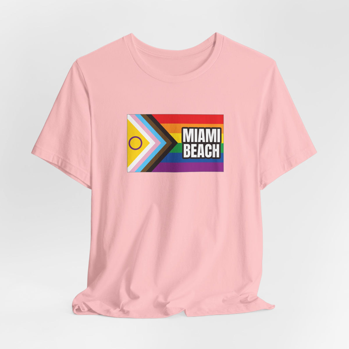 Miami Beach, Florida Rainbowland Exclusive Pride Flag T-shirt, Several Color Options