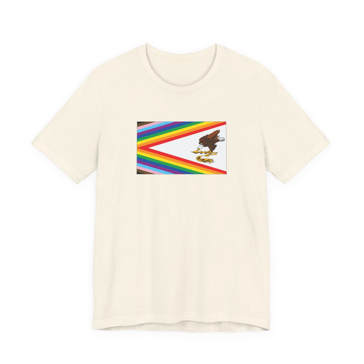 American Samoa Rainbow Pride Flag T-shirt, Several Color Options