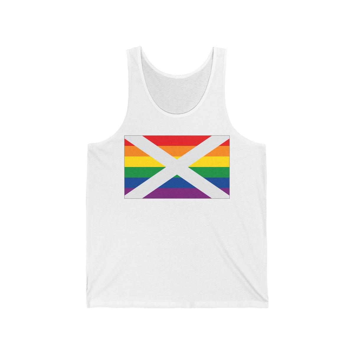 Alabama Rainbow Pride Flag Jersey Tank