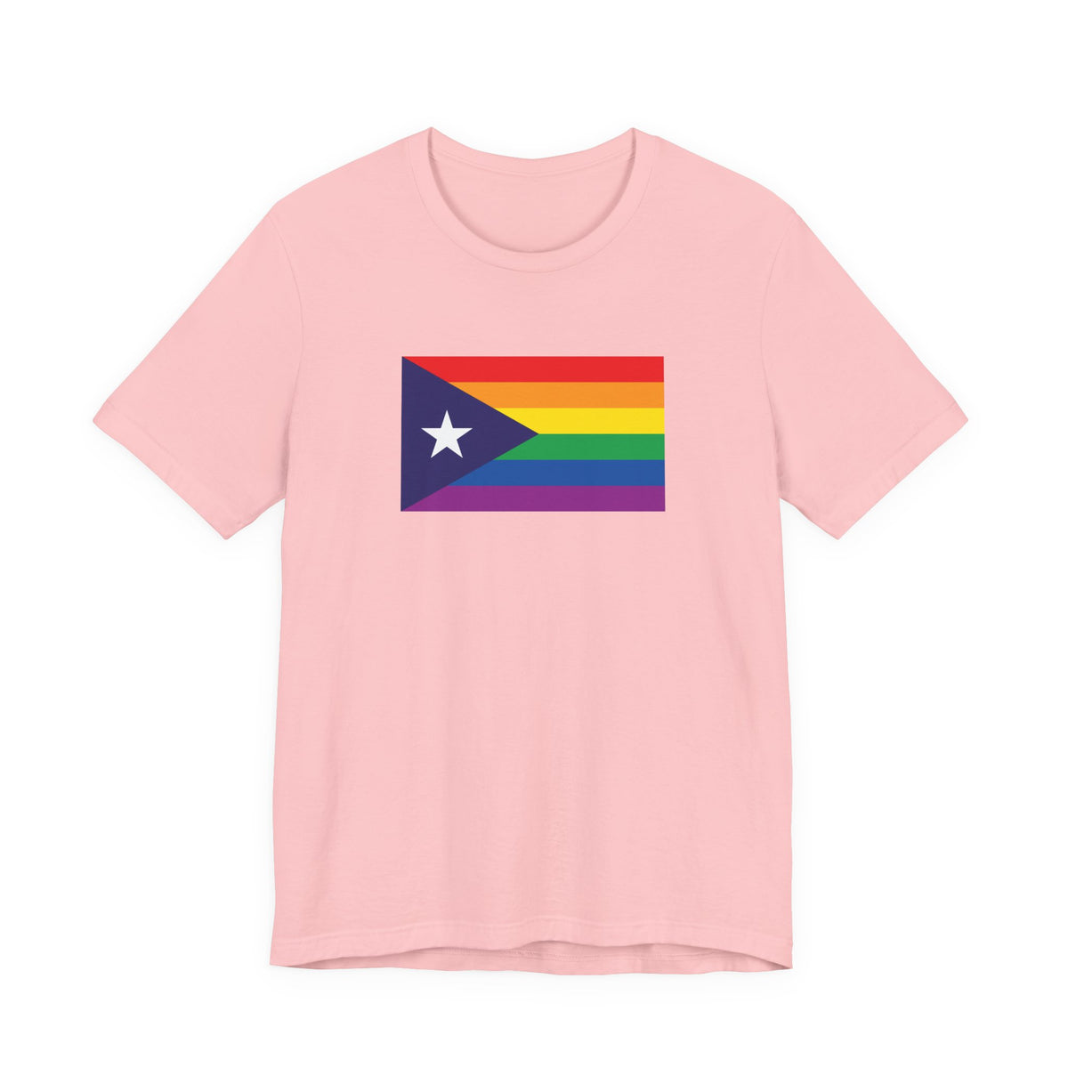 Puerto Rico Rainbow Pride Flag T-shirt, Several Color Options