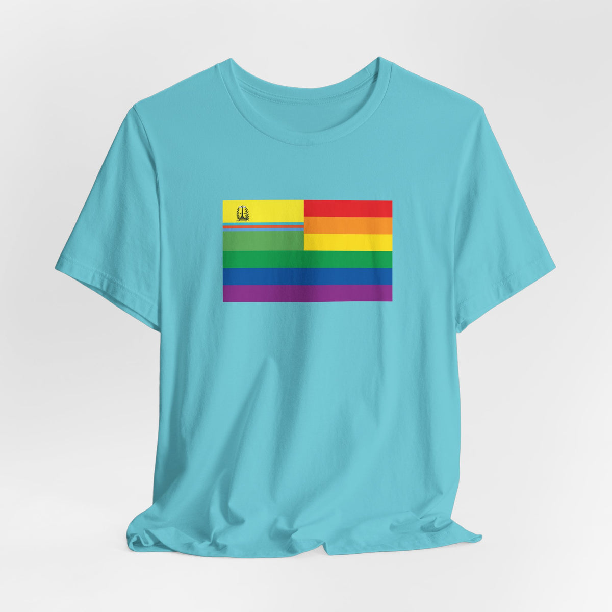 Philipsburg, Sint Maarten Rainbow Pride Flag T-shirt, Several Color Options