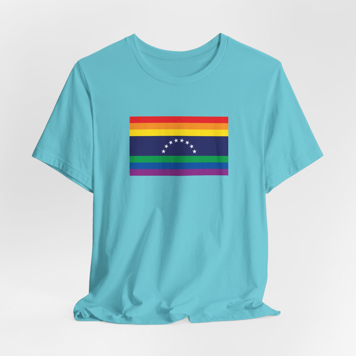Venezuela Rainbow Pride Flag T-shirt, Several Color Options