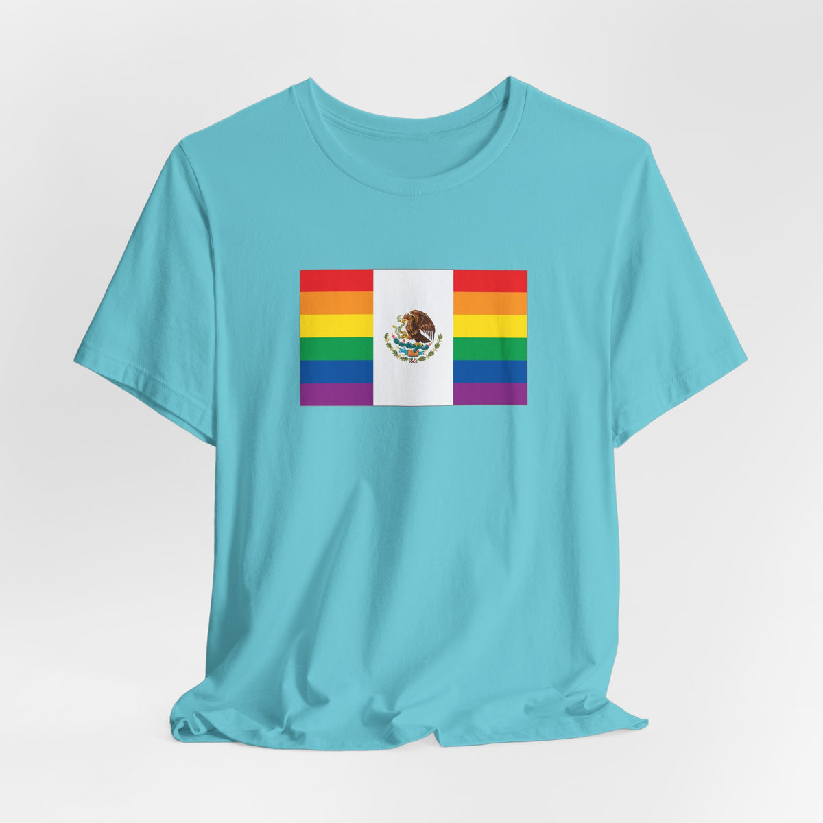 Mexico Rainbow Pride Flag T-shirt, Several Color Options
