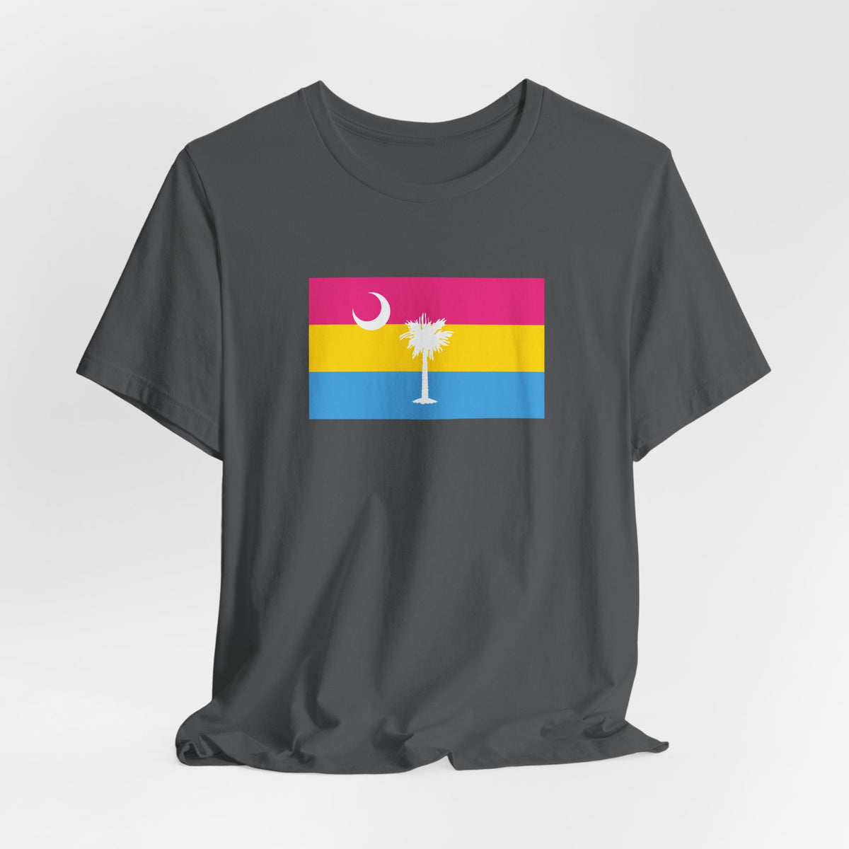 South Carolina Pansexual Pride Flag T-shirt, Several Color Options