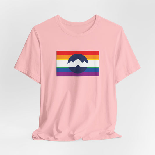 Ogden, Utah Rainbow Pride Flag T-shirt, Several Color Options