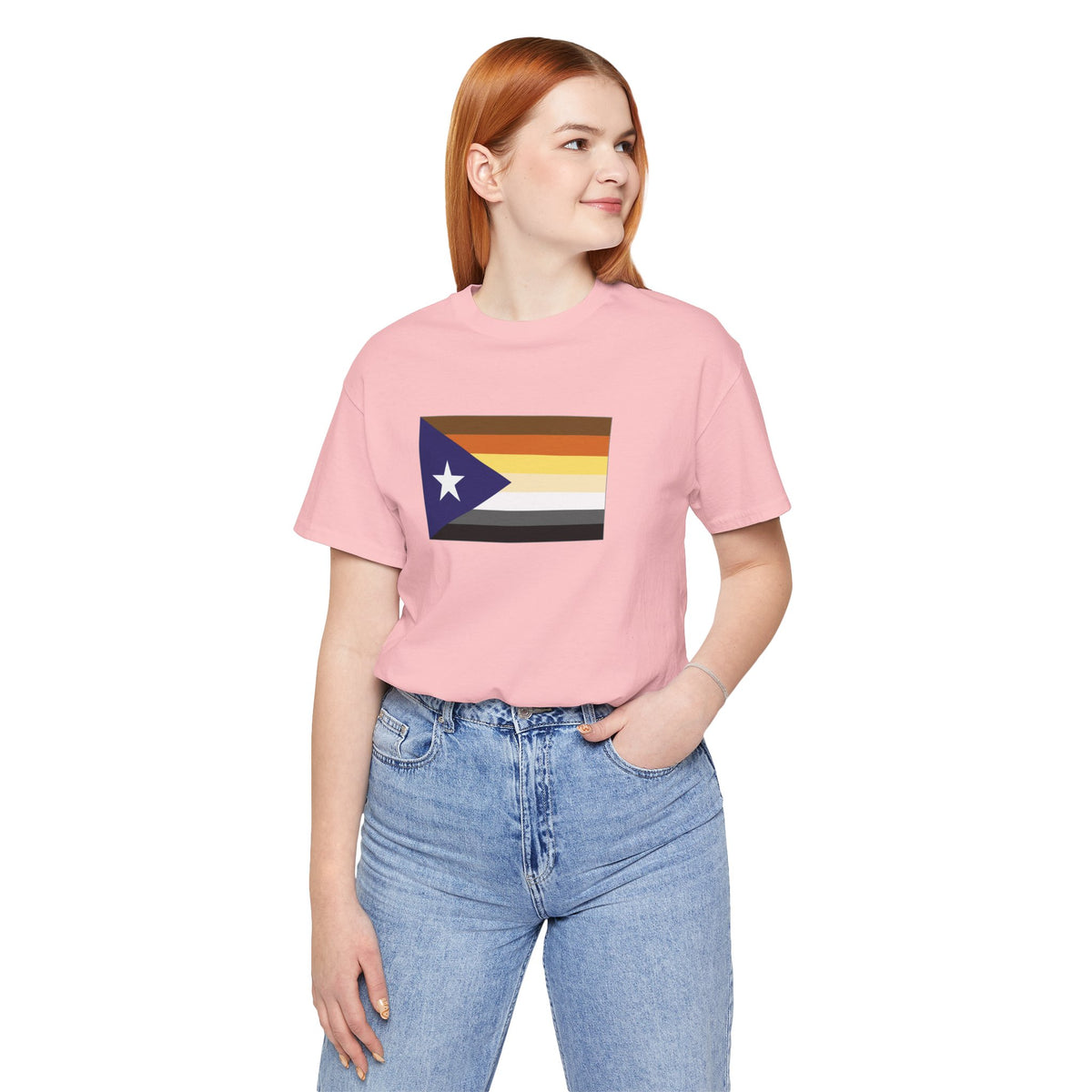 Puerto Rico Bear Pride Flag T-shirt, Several Color Options
