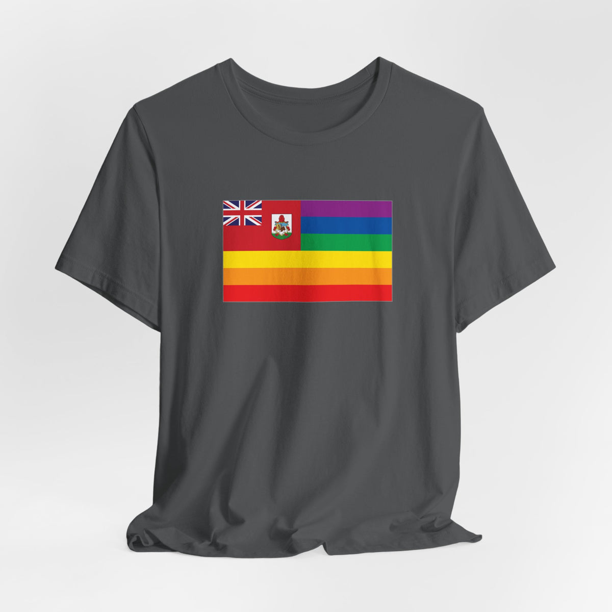 Bermuda Rainbow Pride Flag T-shirt, Several Color Options