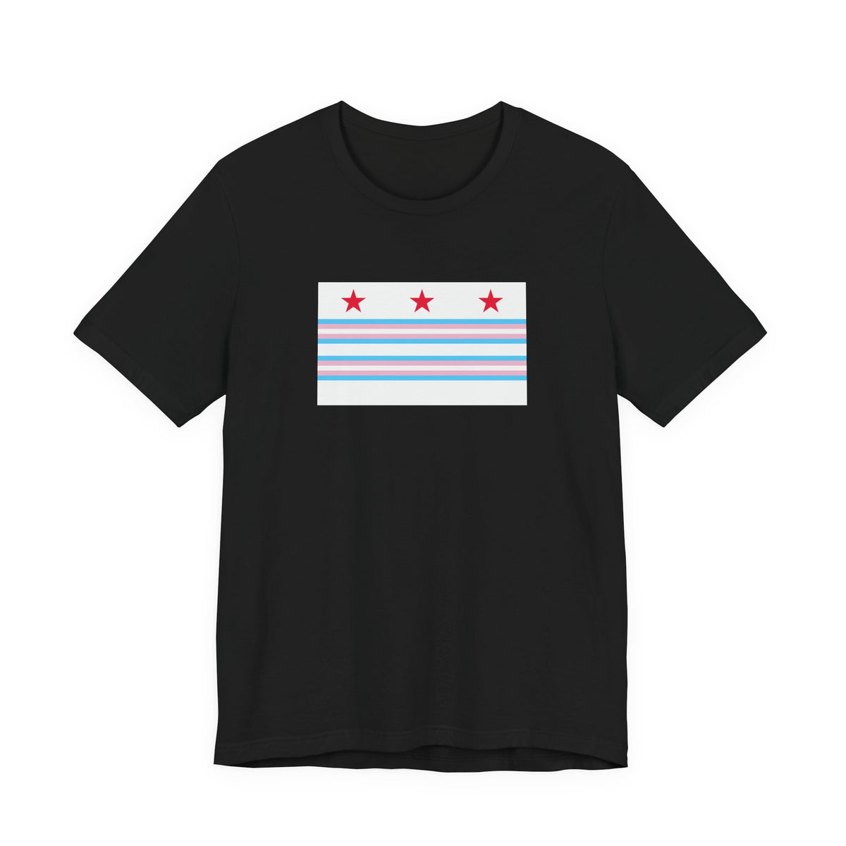Washington, D.C. Transgender Pride Flag T-shirt, Several Color Options