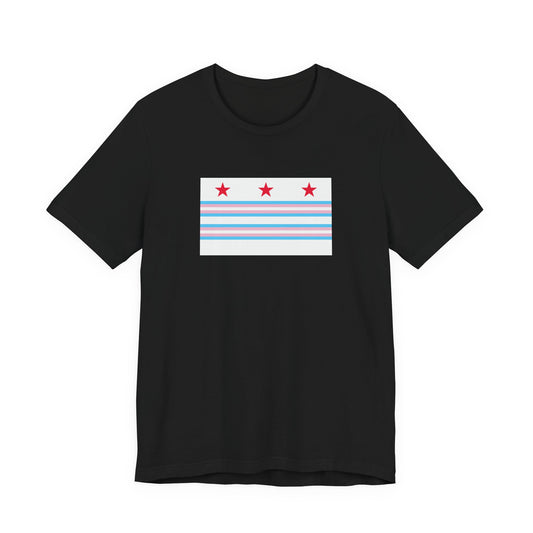 Washington, D.C. Transgender Pride Flag T-shirt, Several Color Options