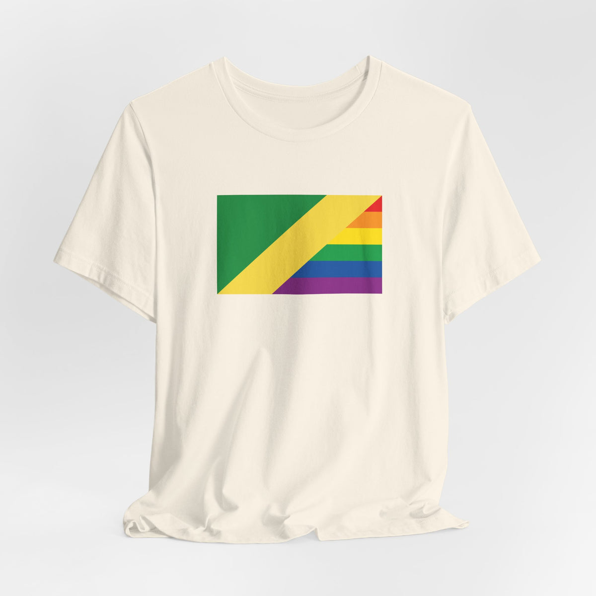 Republic of the Congo Rainbow Pride Flag T-shirt, Several Color Options