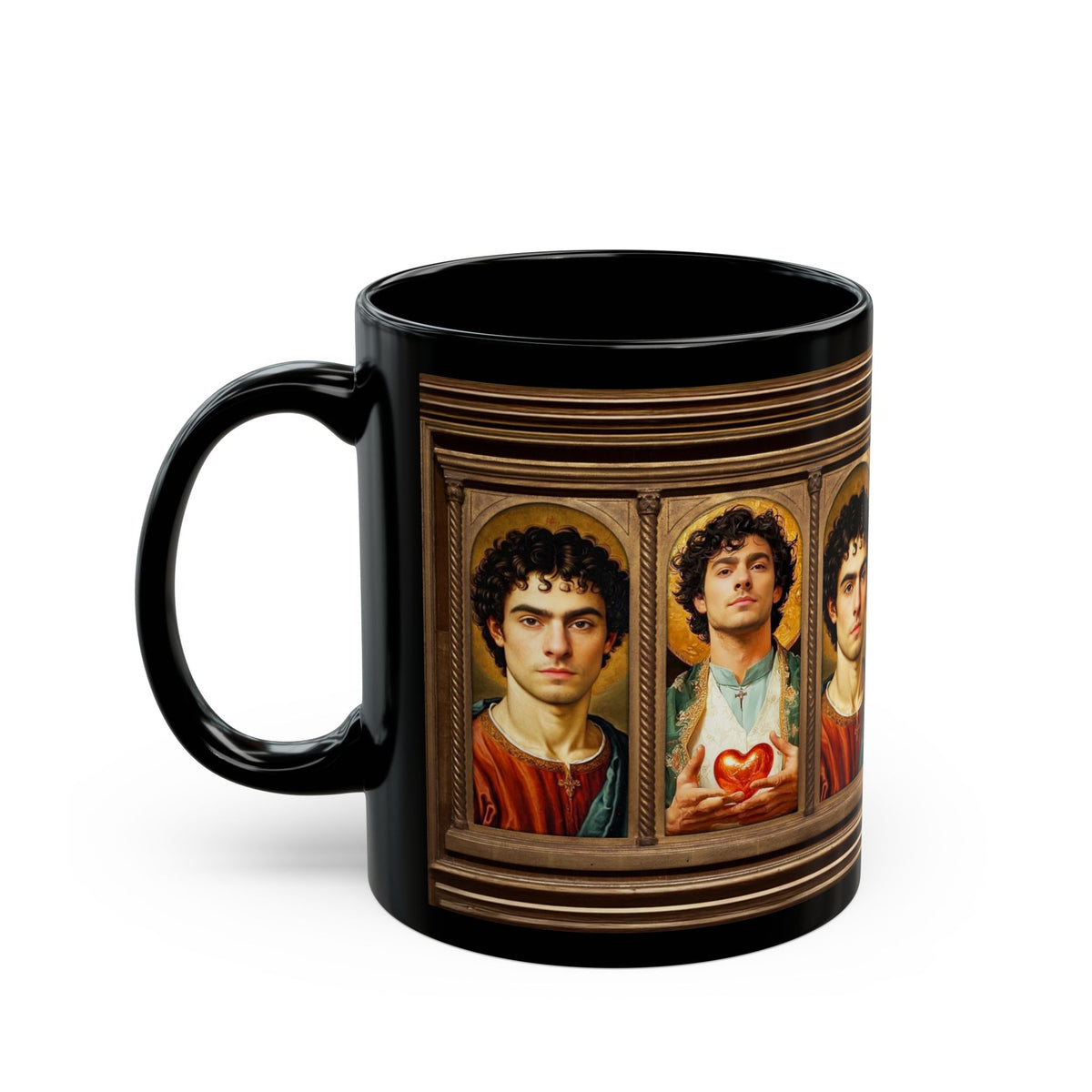 The Passion of Our Patron Saint of the Denied, St. Luigi Black Mug