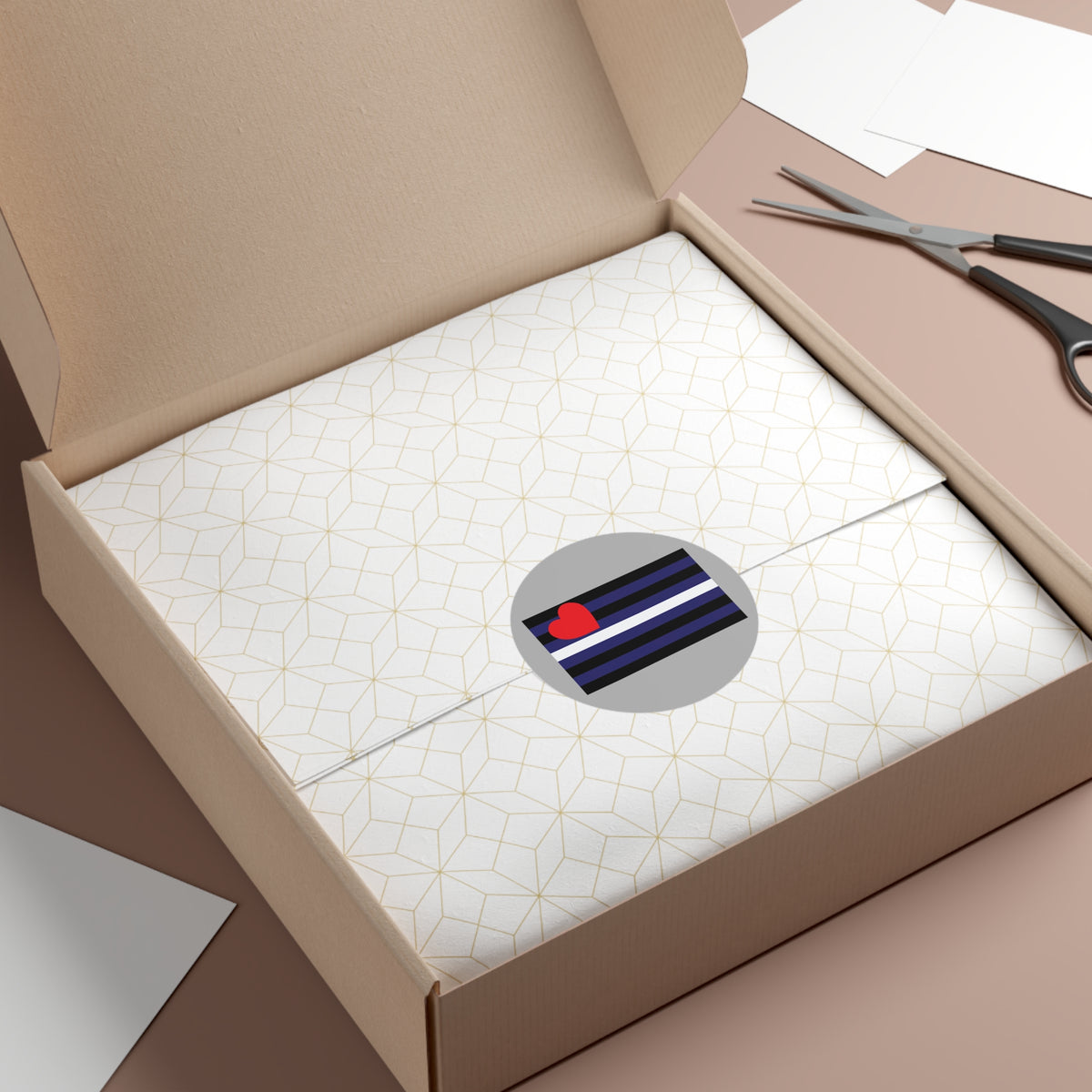 Leather Pride Flag Vinyl Sticker