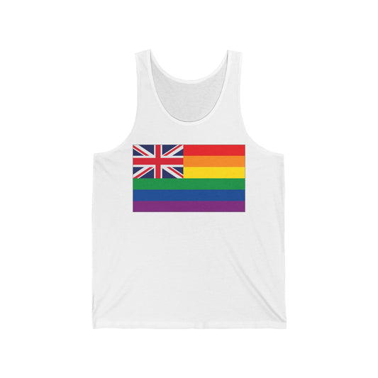 Hawai'i Rainbow Pride Flag Jersey Tank