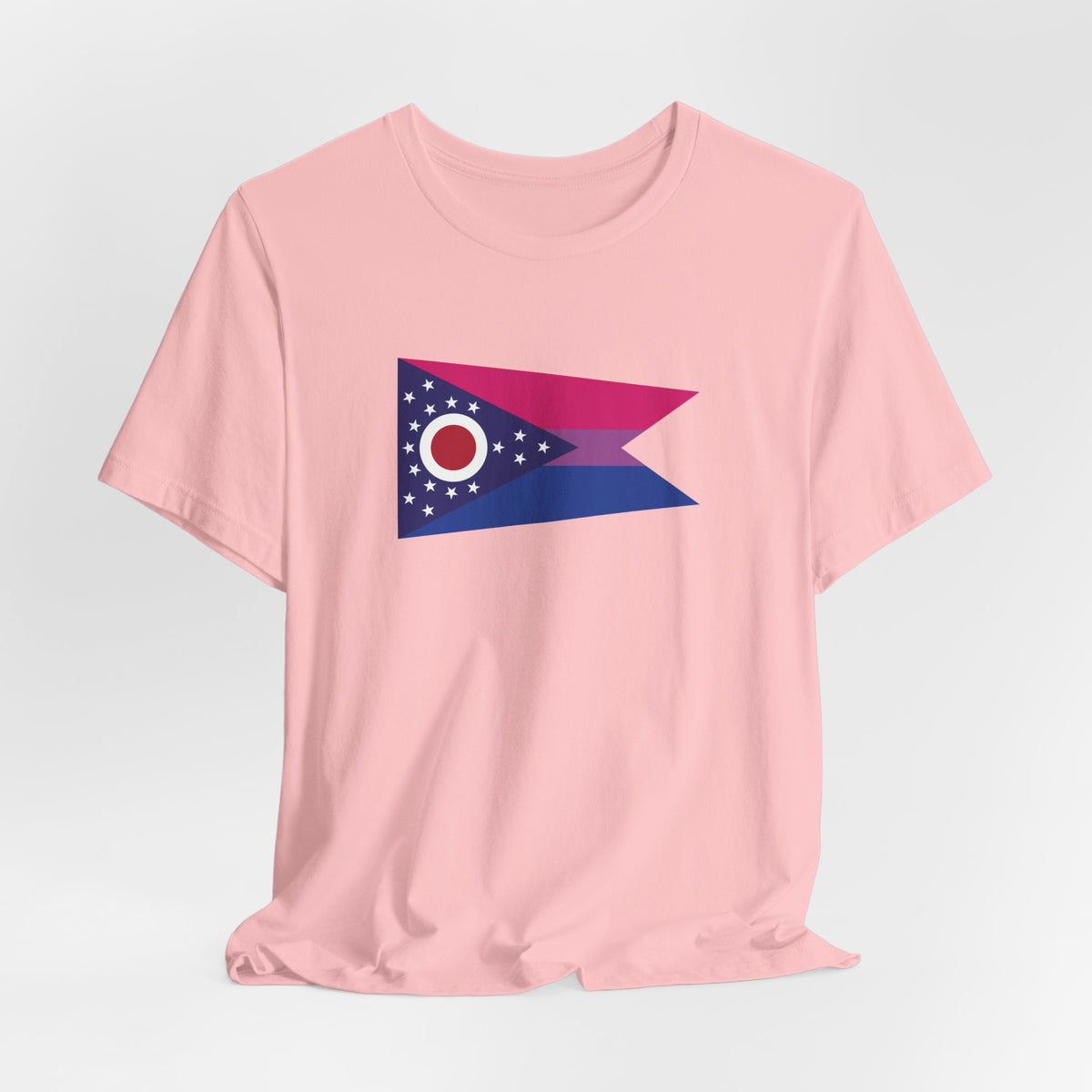 Ohio Bisexual Pride Flag T-shirt, Several Color Options