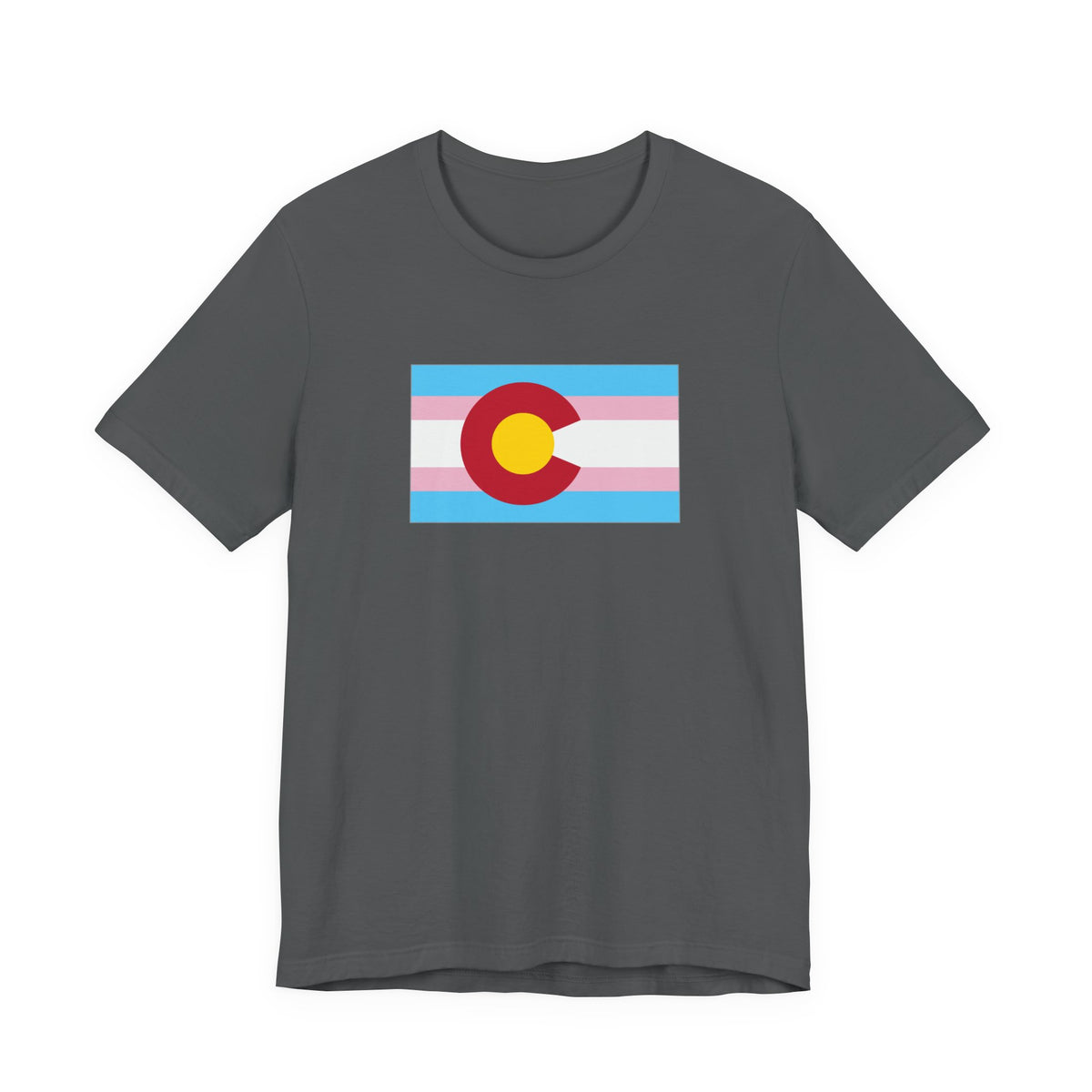Colorado Transgender Pride Flag T-shirt, Several Color Options
