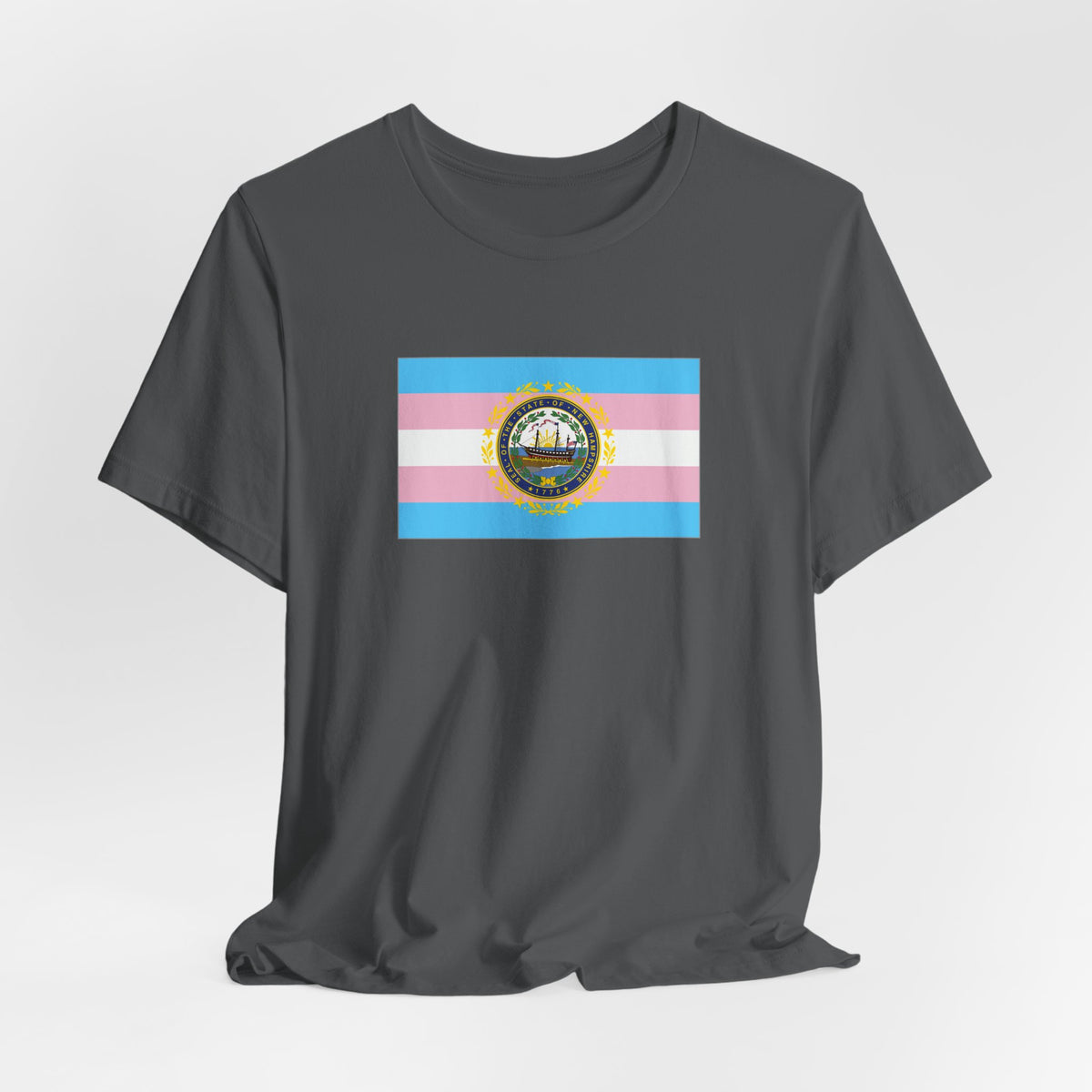 New Hampshire Transgender Pride Flag T-shirt, Several Color Options