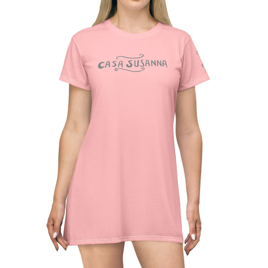 Casa Susanna T-Shirt Dress  — Vintage Transgender Haven Tribute T-Shirt Dress