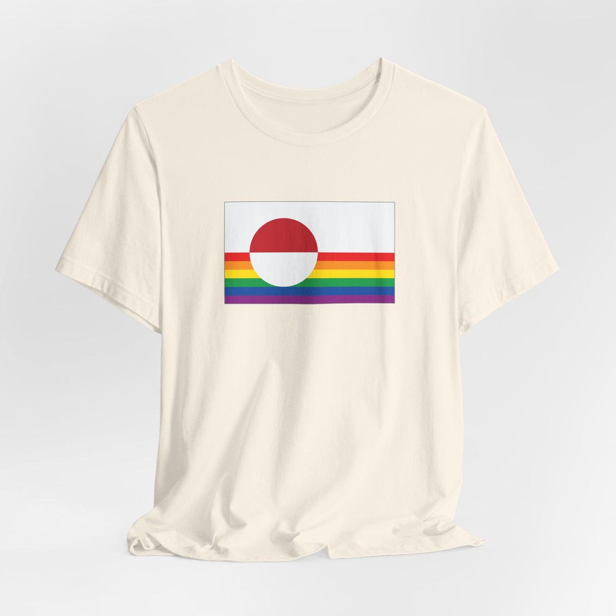 Greenland Rainbow Pride Flag T-shirt, Several Color Options
