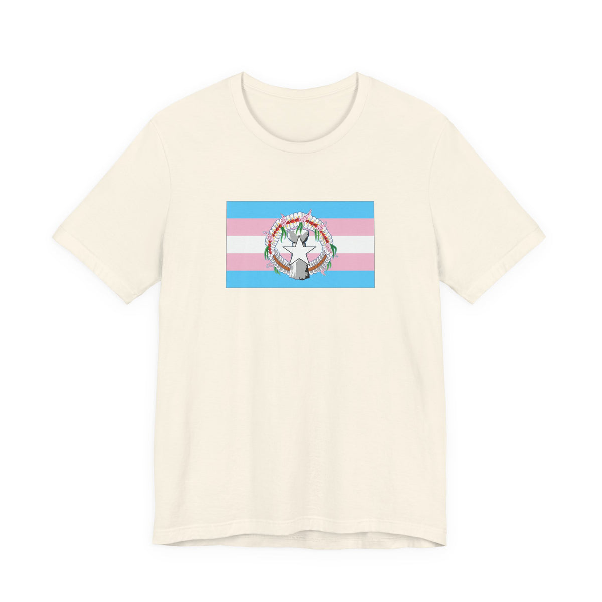 Northern Mariana Islands Transgender Pride Flag T-shirt, Several Color Options