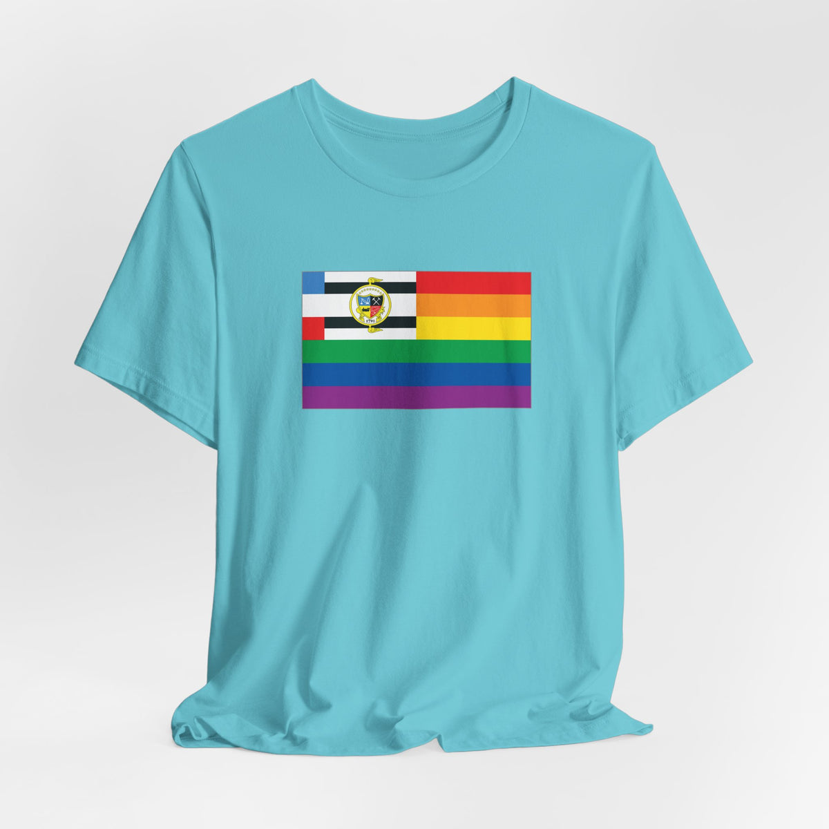 Knoxville, Tennessee Rainbow Pride Flag T-shirt, Several Color Options