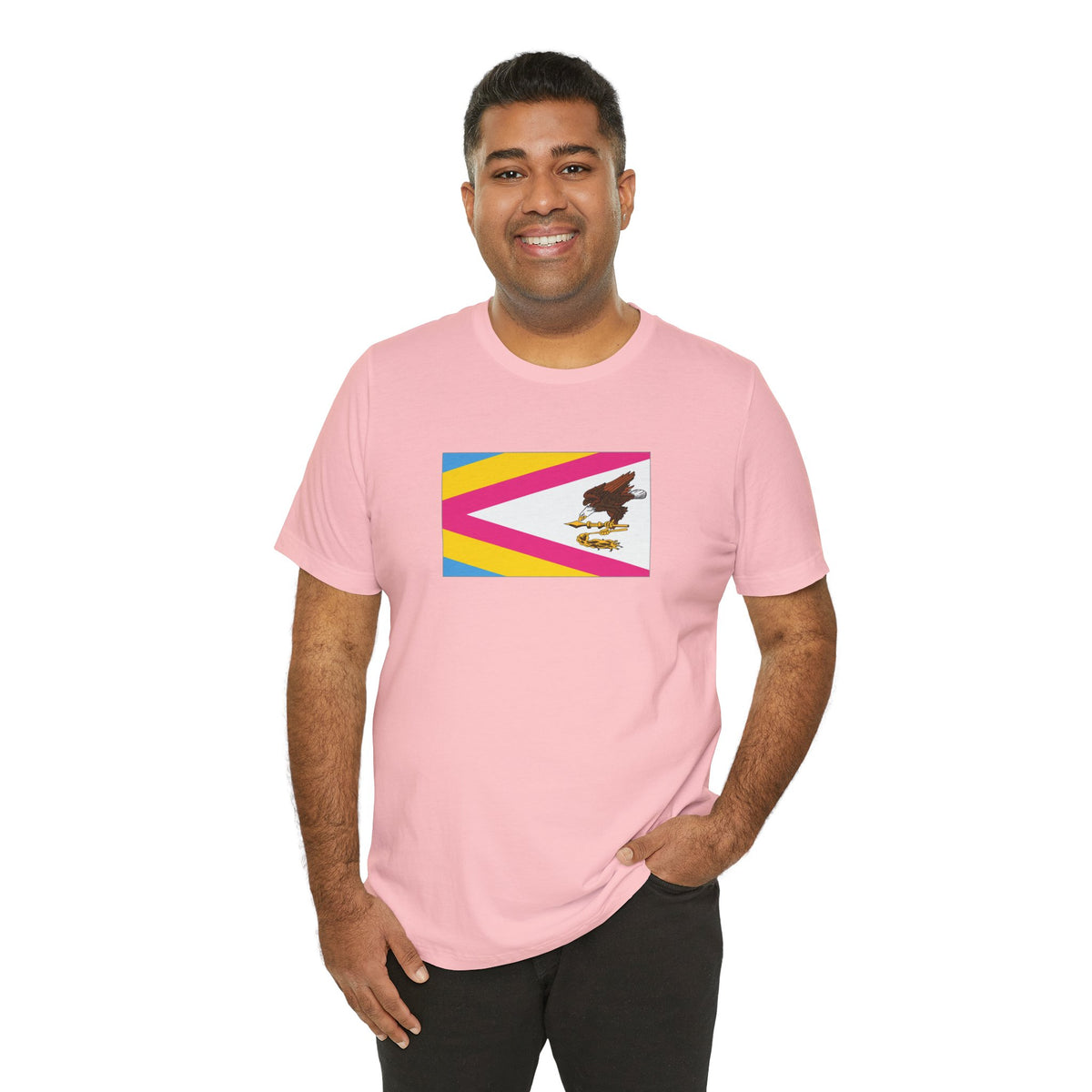 American Samoa Pansexual Pride Flag T-shirt, Several Color Options