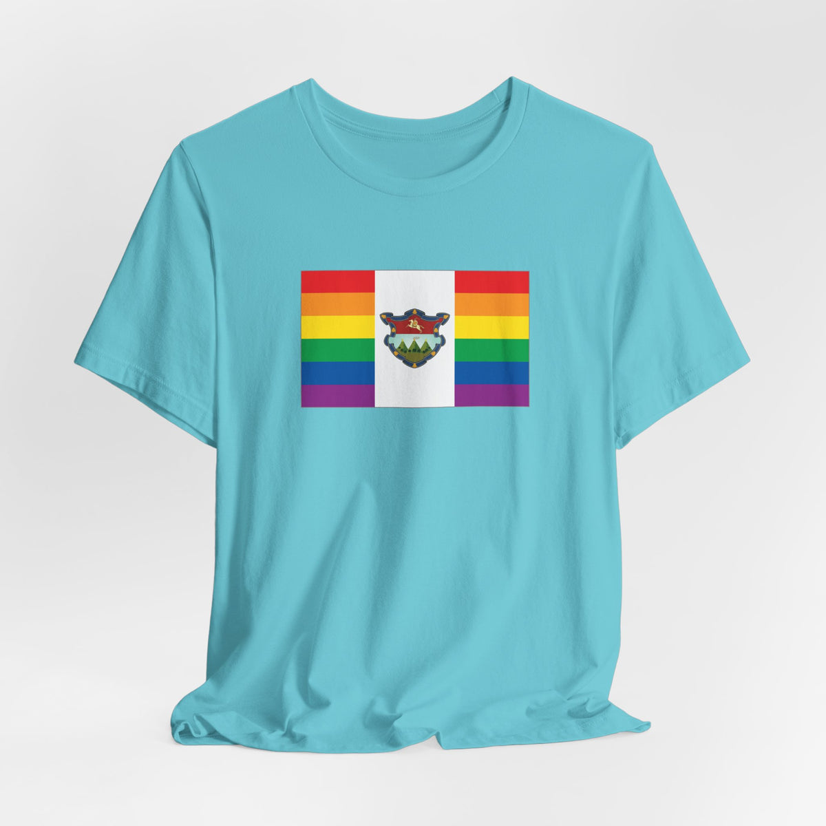 Antigua Guatemala, Guatemala Rainbow Pride Flag T-shirt, Several Color Options