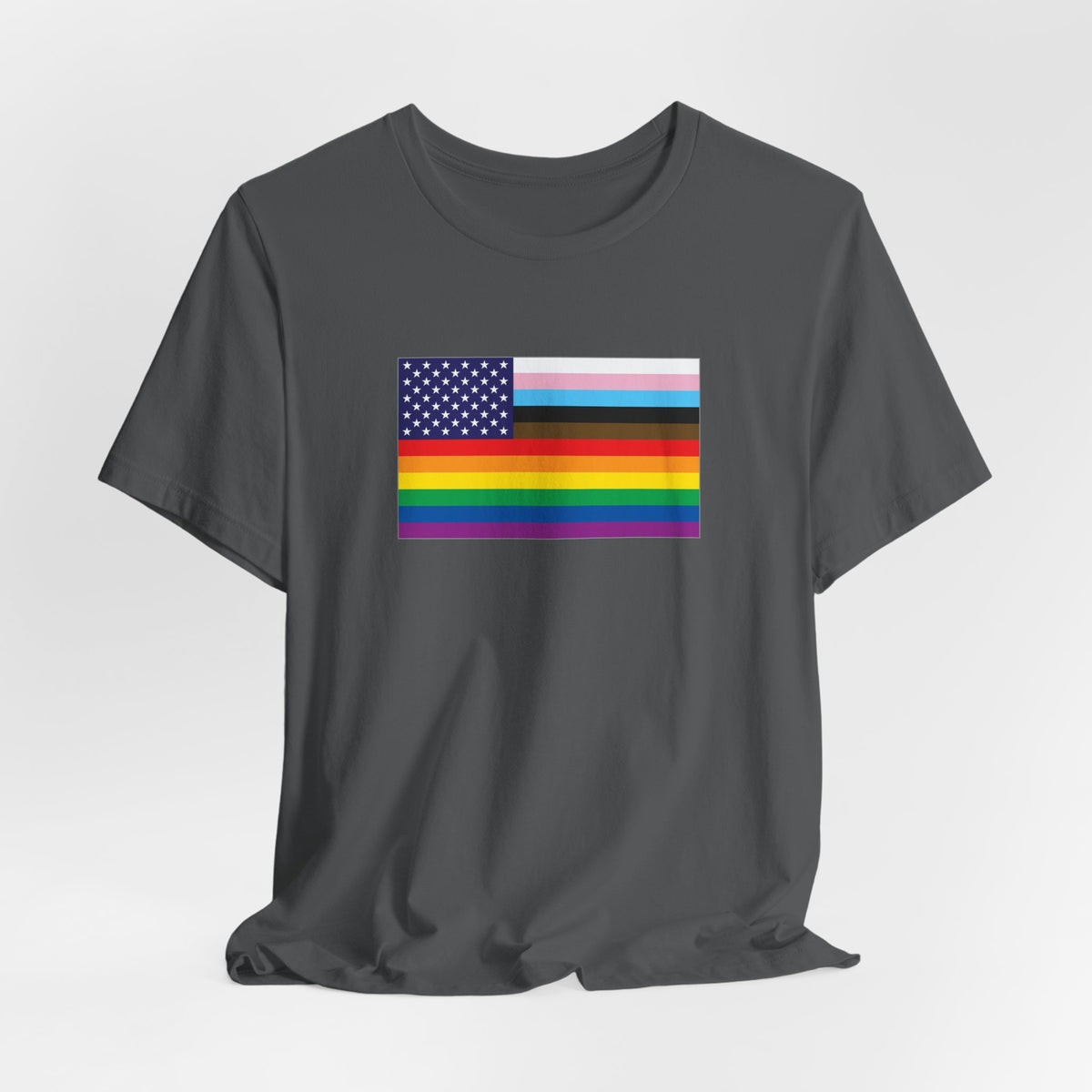USA Old Glory Stars n Stripes Progress Pride Flag T-shirt, Several Color Options