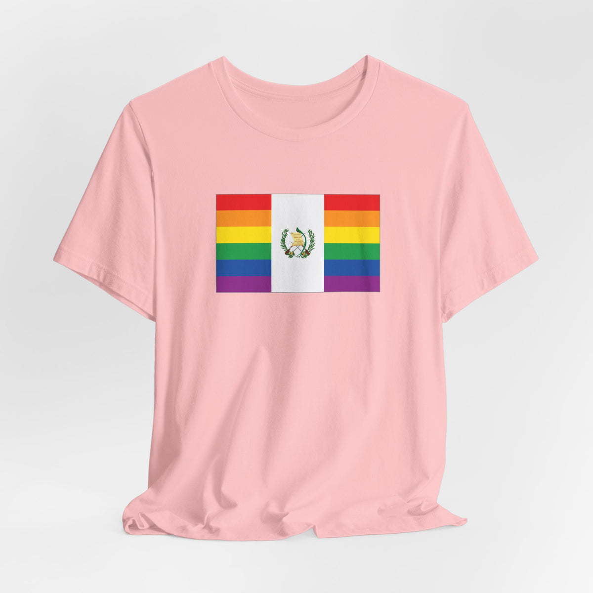 Guatemala Rainbow Pride Flag T-shirt, Several Color Options