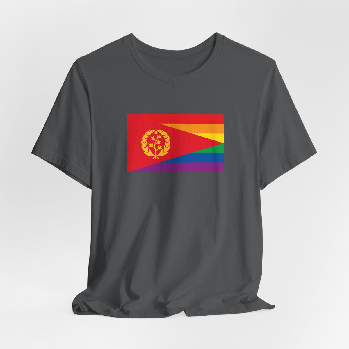 Eritrea Rainbow Pride Flag T-shirt, Several Color Options